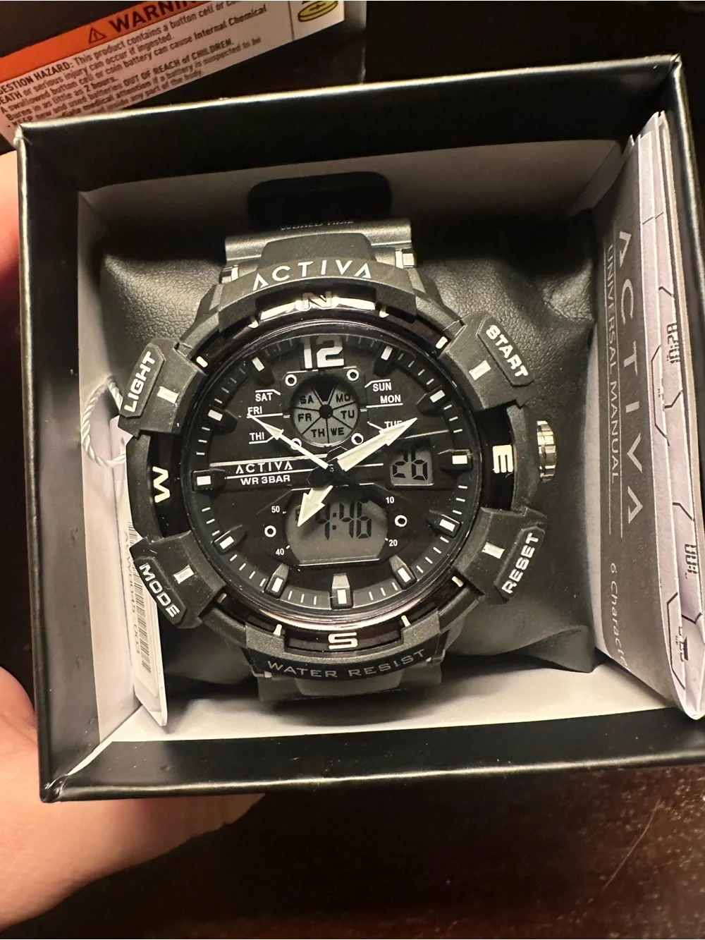 Limited Edition Activa All Black Digital Watch